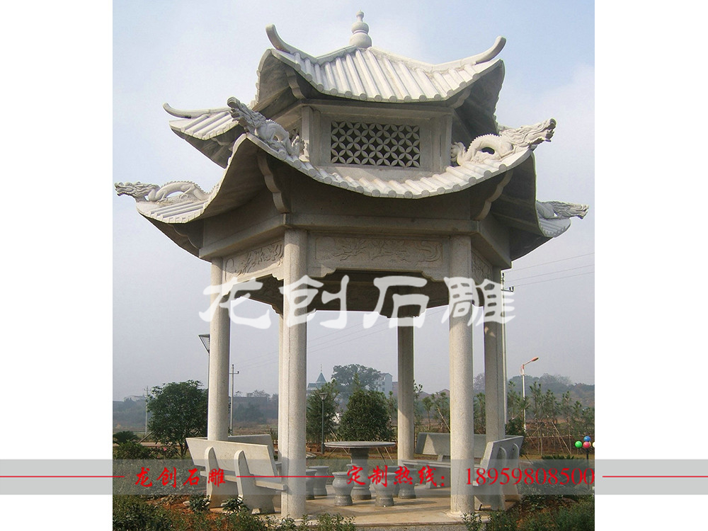 石涼亭造價(jià)多少 庭院石涼亭價(jià)格