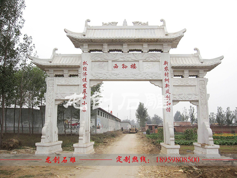 石雕牌坊安裝時(shí)需要注意哪些問題